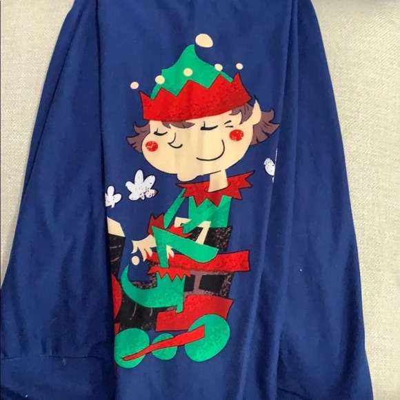 LuLaRoe Pants - New! Women’s Lularoe holiday elf leggings OS